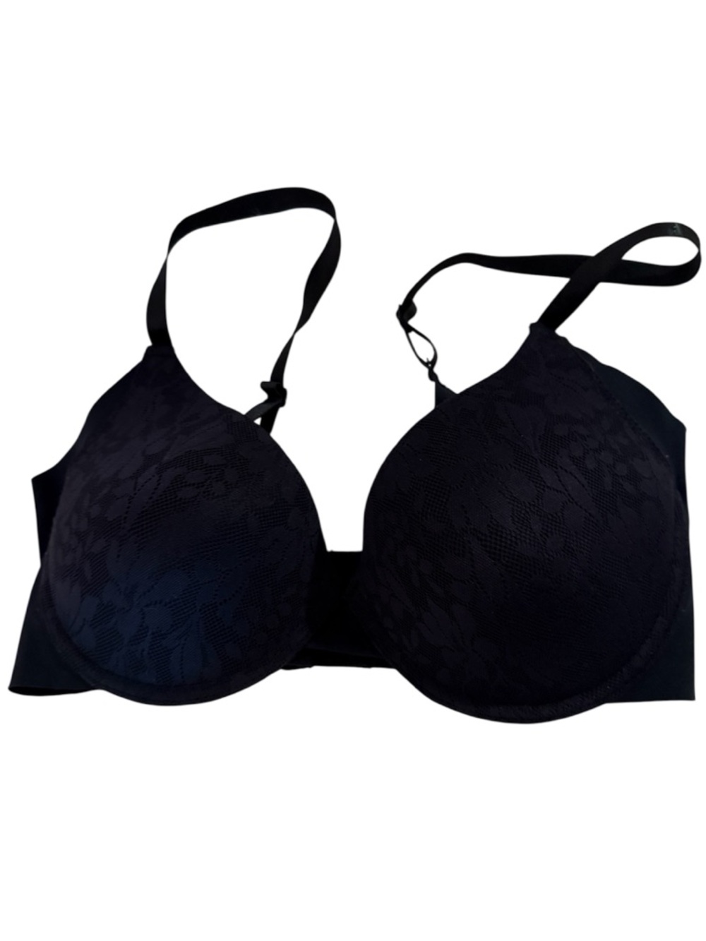F.I.T Figure Improving Technology Black Bra, size 34C
